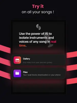 Stemz AI Tool for Musicians android App screenshot 2